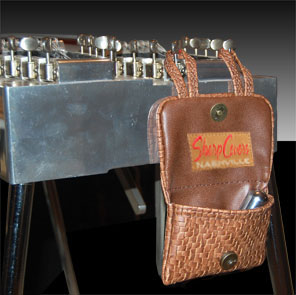 steel guitar pick and bar pouch